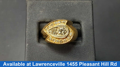Women's Ring - Yellow Gold 14k (.585) 9.1 grams Size 8