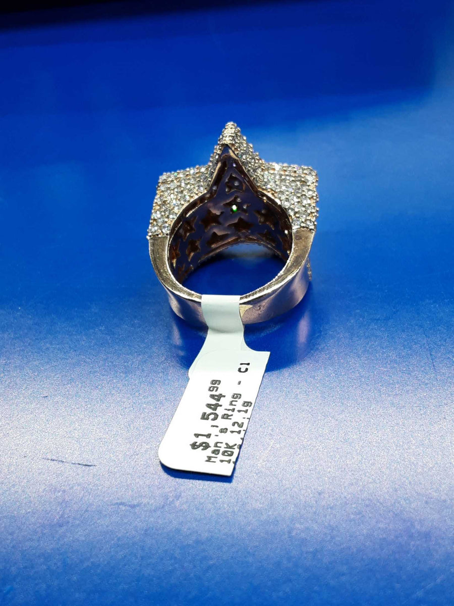 Men's Ring - Rose Gold 10k (.417) 12.1 grams Size 8