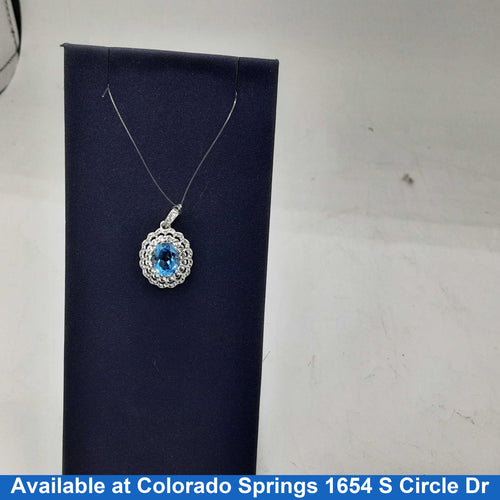 Diamond Pendant - Silver 2 grams