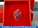 Women's Ring - Yellow Gold 10k (.417) 4 grams Size 8.5