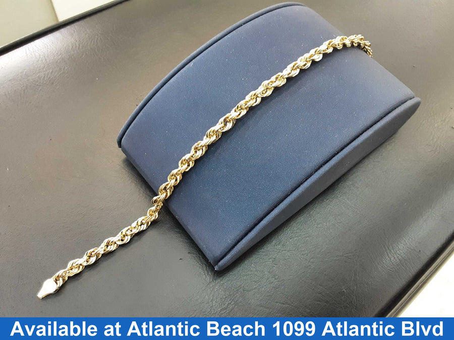 Rope Bracelet - Yellow Gold 10k (.417) 19.1 grams 95 inch