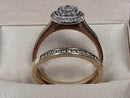 Ring - Wedding Set - Yellow Gold 14k (.585) 7.2 grams Size 11