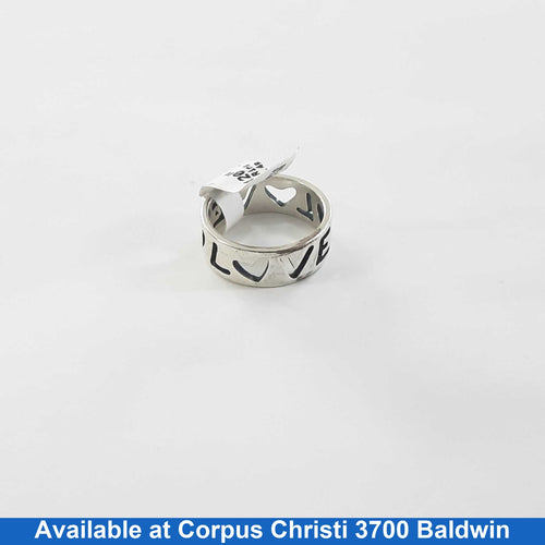Women's Ring - Silver 5.4 grams Size 9.5