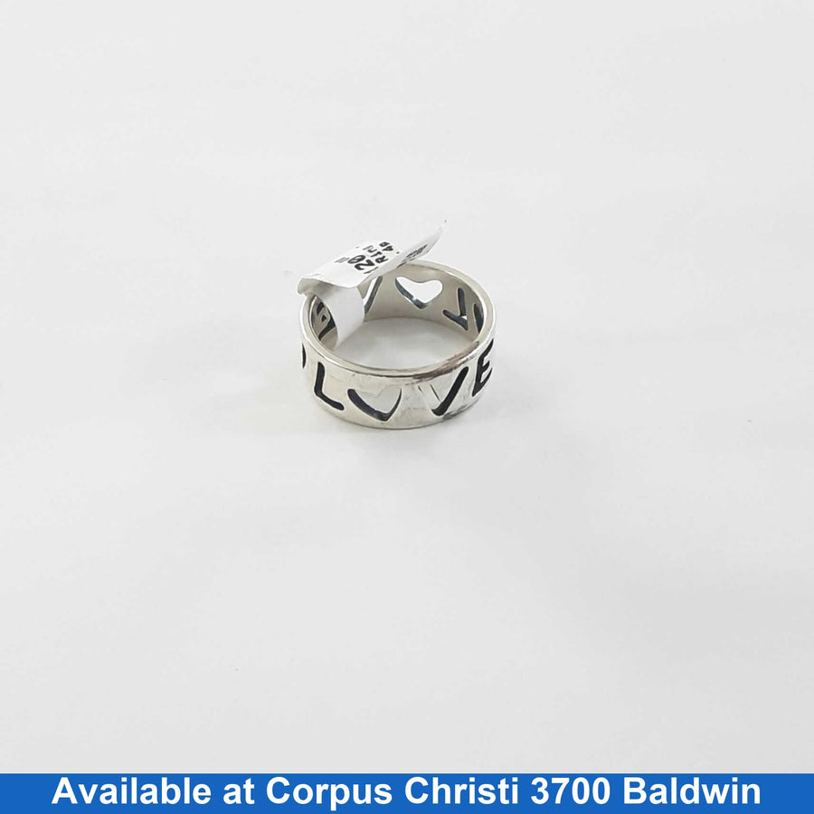 Women's Ring - Silver 5.4 grams Size 9.5