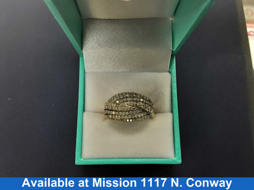 Women's Ring - Yellow Gold 10k (.417) 4 grams Size 20