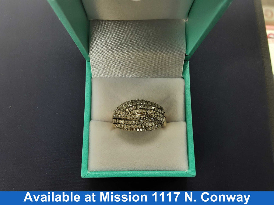 Women's Ring - Yellow Gold 10k (.417) 4 grams Size 20