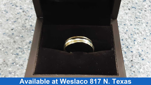 Ring - Wedding Band - Yellow Gold 14k (.585) 3.9 grams Size 11