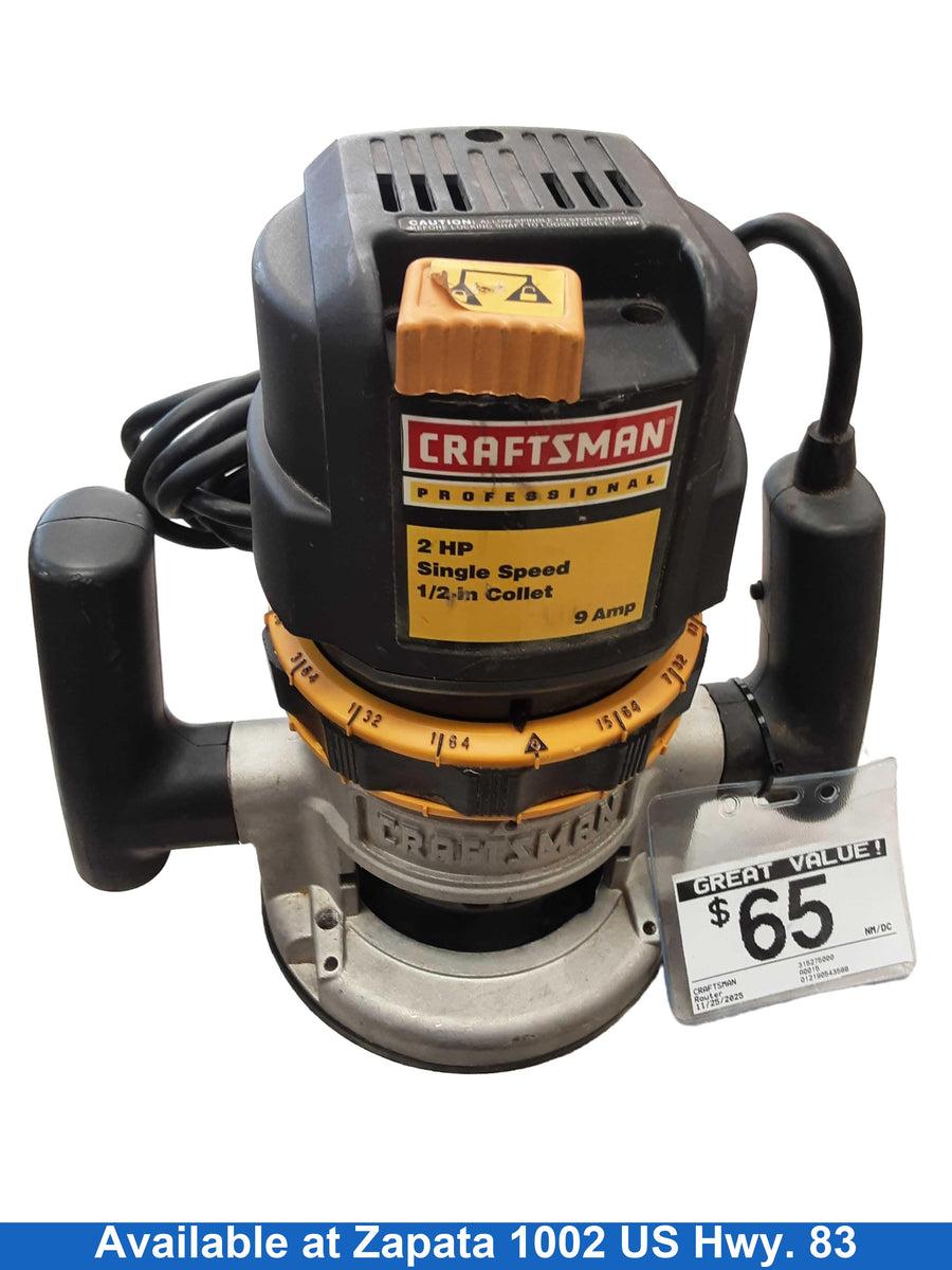Craftsman 315275000 Black Corded Router