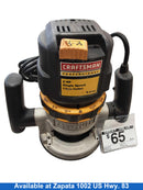 Craftsman 315275000 Black Corded Router