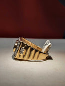 Men's Ring - Yellow Gold 10k (.417) 5.1 grams Size 10