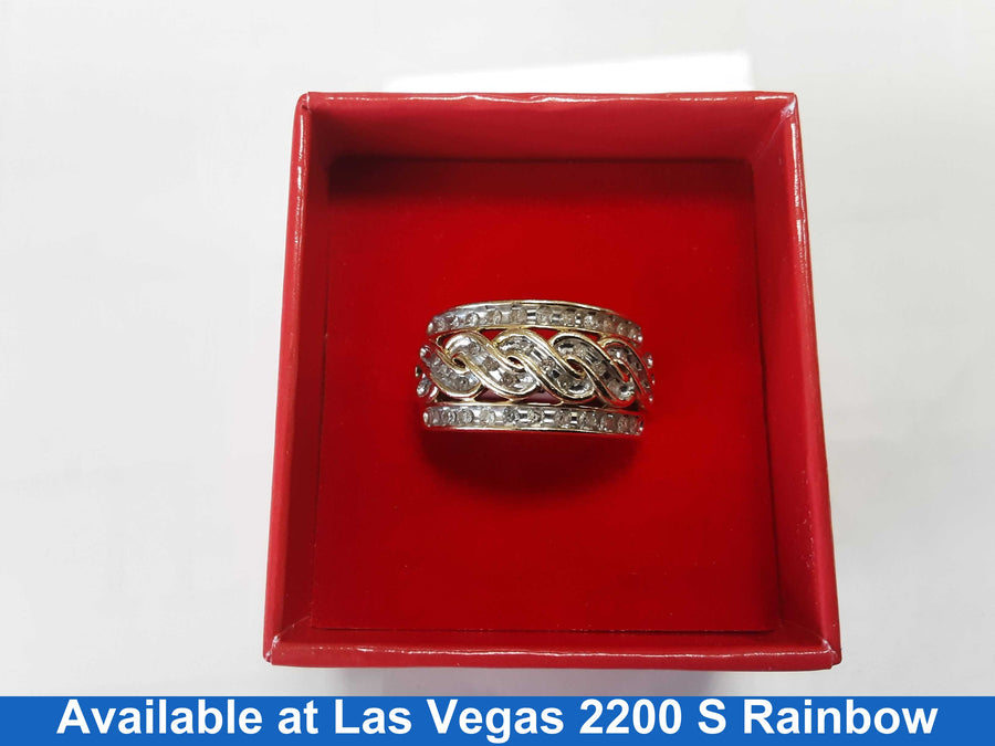 Women's Ring - Yellow Gold 10k (.417) 6.8 grams Size 20