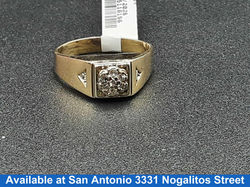 Men's Ring - Yellow Gold 10k (.417) 6.9 grams Size 13