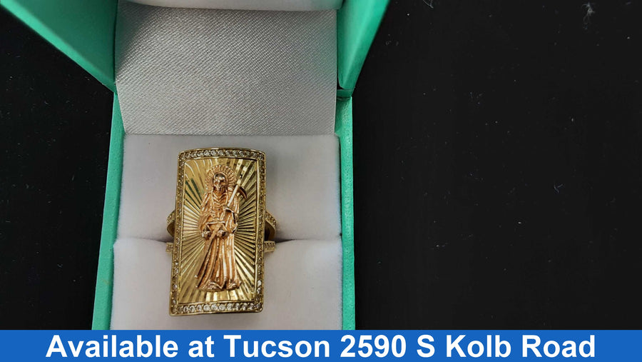 Women's Ring - Yellow Gold 10k (.417) 4.9 grams Size 20