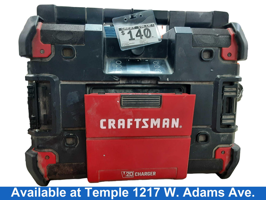 Craftsman Cmst17510 Red Portable Speaker