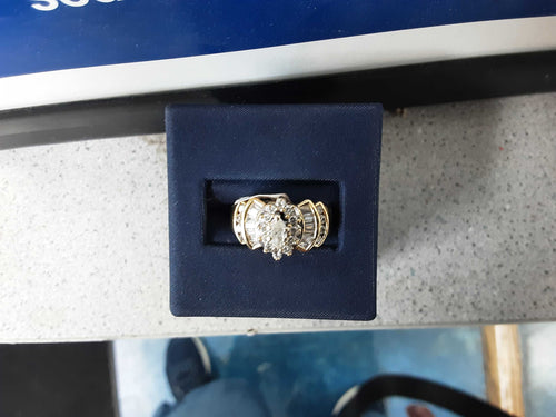 Women's Ring - Yellow Gold 14k (.585) 5.2 grams Size 20