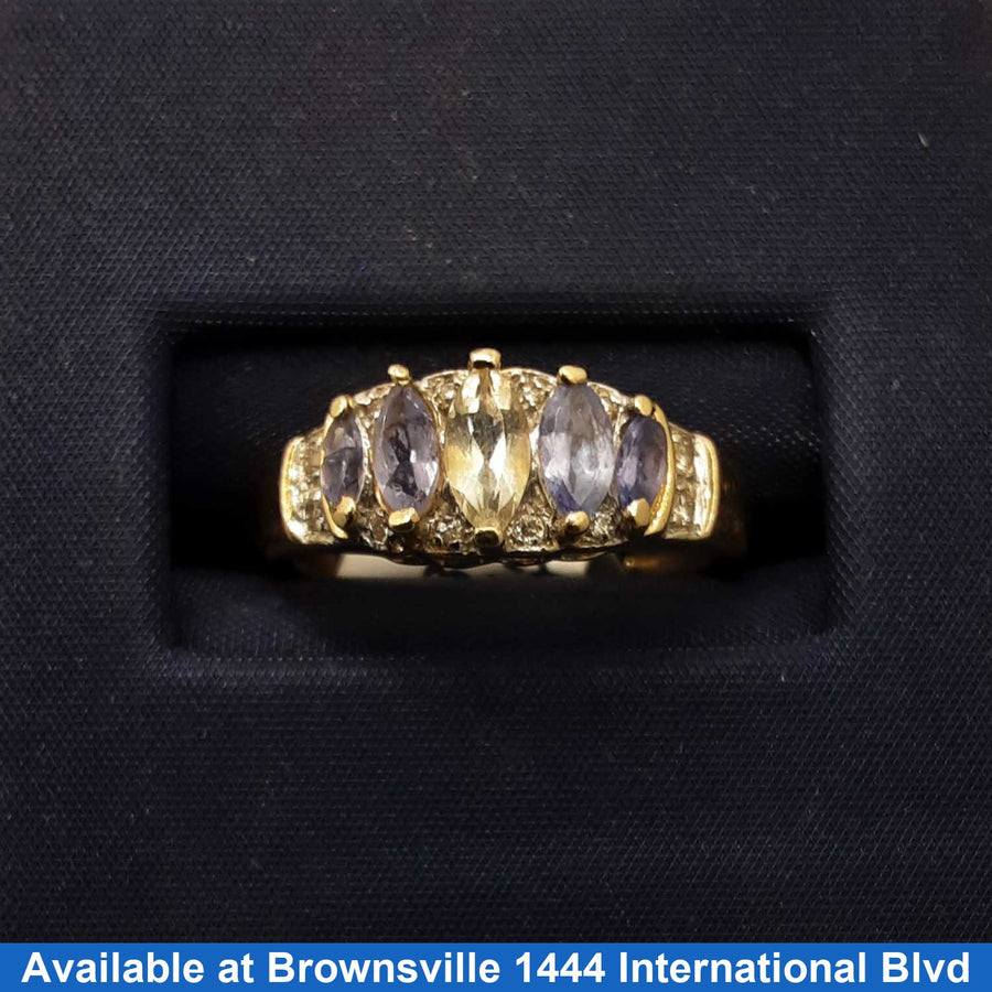 Women's Ring - Yellow Gold 14k (.585) 2.5 grams Size 7