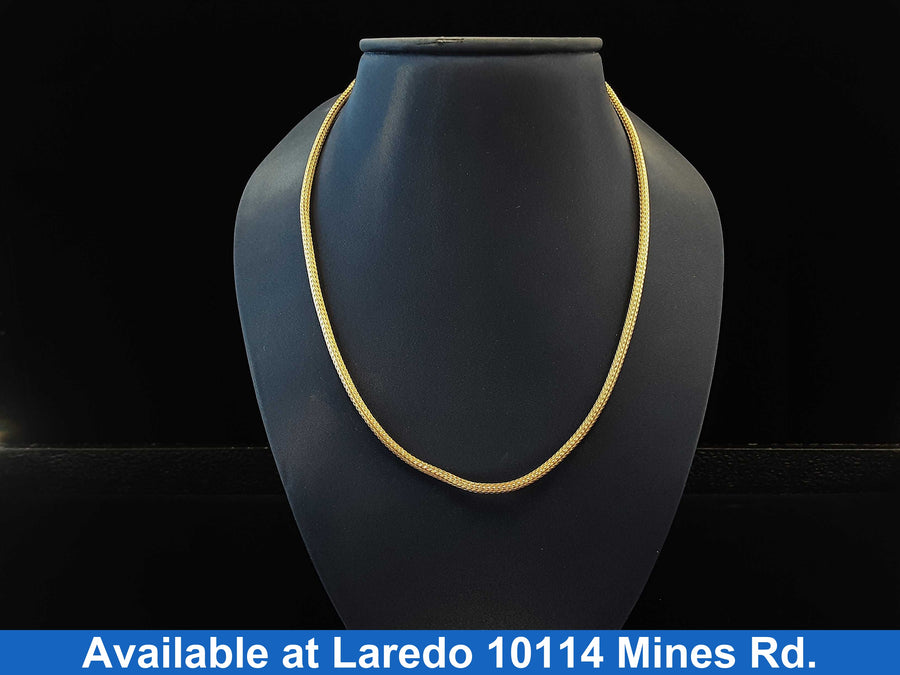 Serpentine Chain - Yellow Gold 14k (.585) 10.2 grams 10 inch