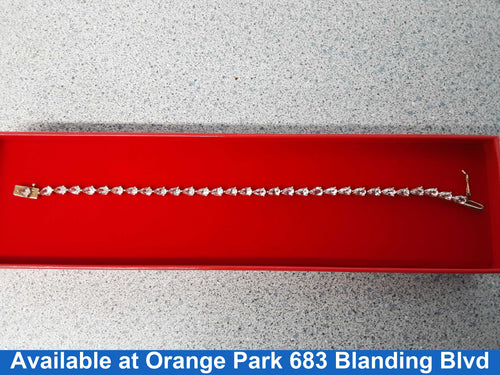 Tennis Bracelet - Rose Gold 10k (.417) 6 grams 7 inch