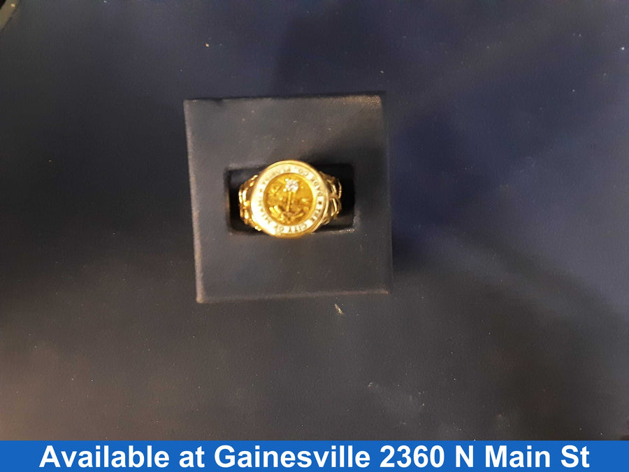 Men's Ring - Yellow Gold 14k (.585) 8.3 grams Size 10