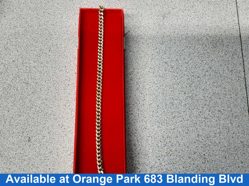 Cuban Link Bracelet - Yellow Gold 10k (.417) 8.6 grams 9 inch