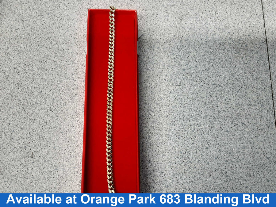 Cuban Link Bracelet - Yellow Gold 10k (.417) 8.6 grams 9 inch