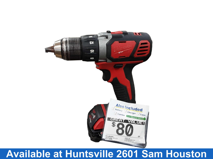 Milwaukee 2606-20 Red Cordless Standard Drill