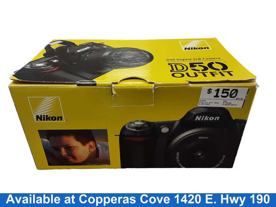 Nikon D50 Black Digital SLR Camera