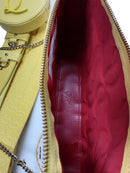 Christian Louboutin Loubila Yellow Purse / Handbag