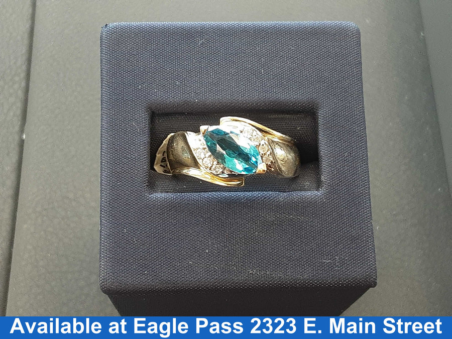 Women's Ring - Yellow Gold 10k (.417) 4.2 grams Size 8