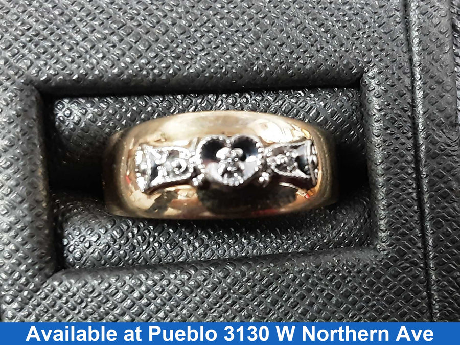Women's Ring - Yellow Gold 14k (.585) 5 grams Size 9.5