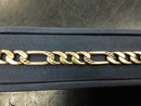 Figaro Bracelet - Yellow Gold 10k (.417) 25.3 grams 9 inch