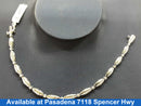 Bracelet - White Gold 10k (.417) 7.3 grams 7 inch