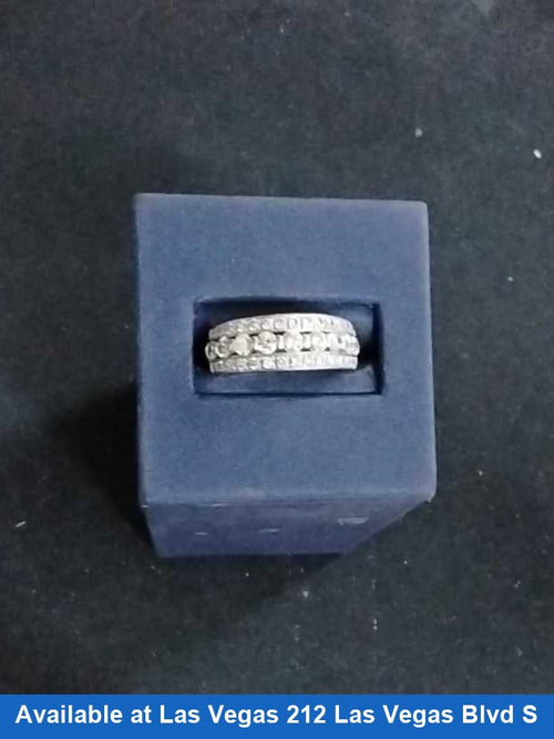 Ring - Wedding Band - White Gold 14k (.585) 5.9 grams Size 12