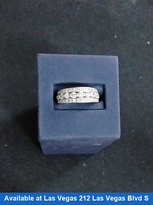 Ring - Wedding Band - White Gold 14k (.585) 5.9 grams Size 12