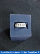 Ring - Wedding Band - White Gold 14k (.585) 5.9 grams Size 12