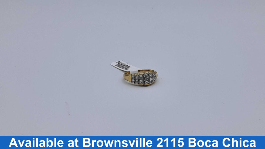 Women's Ring - Yellow Gold 18k (.750) 4 grams Size 20