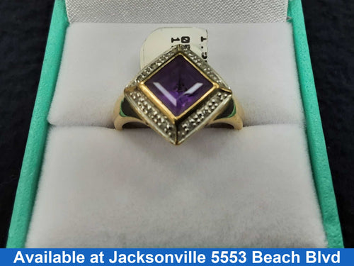 Women's Ring - Yellow Gold 10k (.417) 3.4 grams Size 7