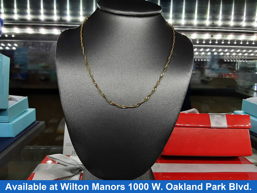 Rope Chain - Yellow Gold 14k (.585) 2.2 grams 20 inch