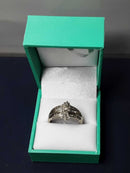 Women's Ring - White Gold 14k (.585) 4.9 grams Size 11