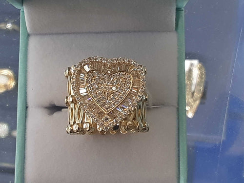 Women's Ring - Yellow Gold 14k (.585) 13.7 grams Size 11