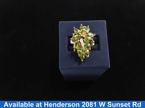Women's Ring - Yellow Gold 14k (.585) 6 grams Size 7