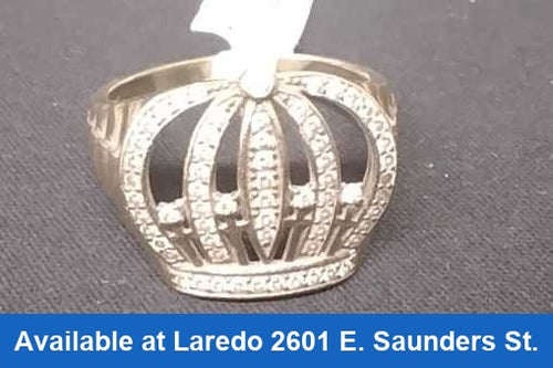 Men's Ring - Yellow Gold 10k (.417) 5.4 grams Size 10