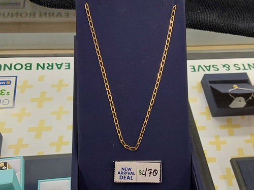 Chain - Yellow Gold 14k (.585) 3.3 grams 12 inch