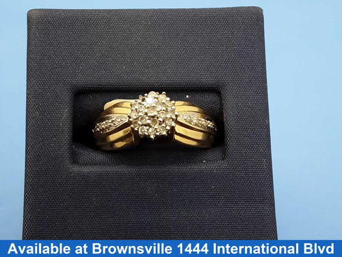 Women's Ring - Yellow Gold 10k (.417) 4.9 grams Size 20
