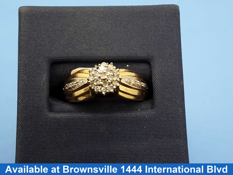 Women's Ring - Yellow Gold 10k (.417) 4.9 grams Size 20