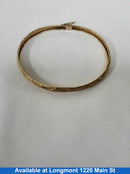 Bangle Bracelet - Yellow Gold 14k (.585) 5.2 grams 6 inch