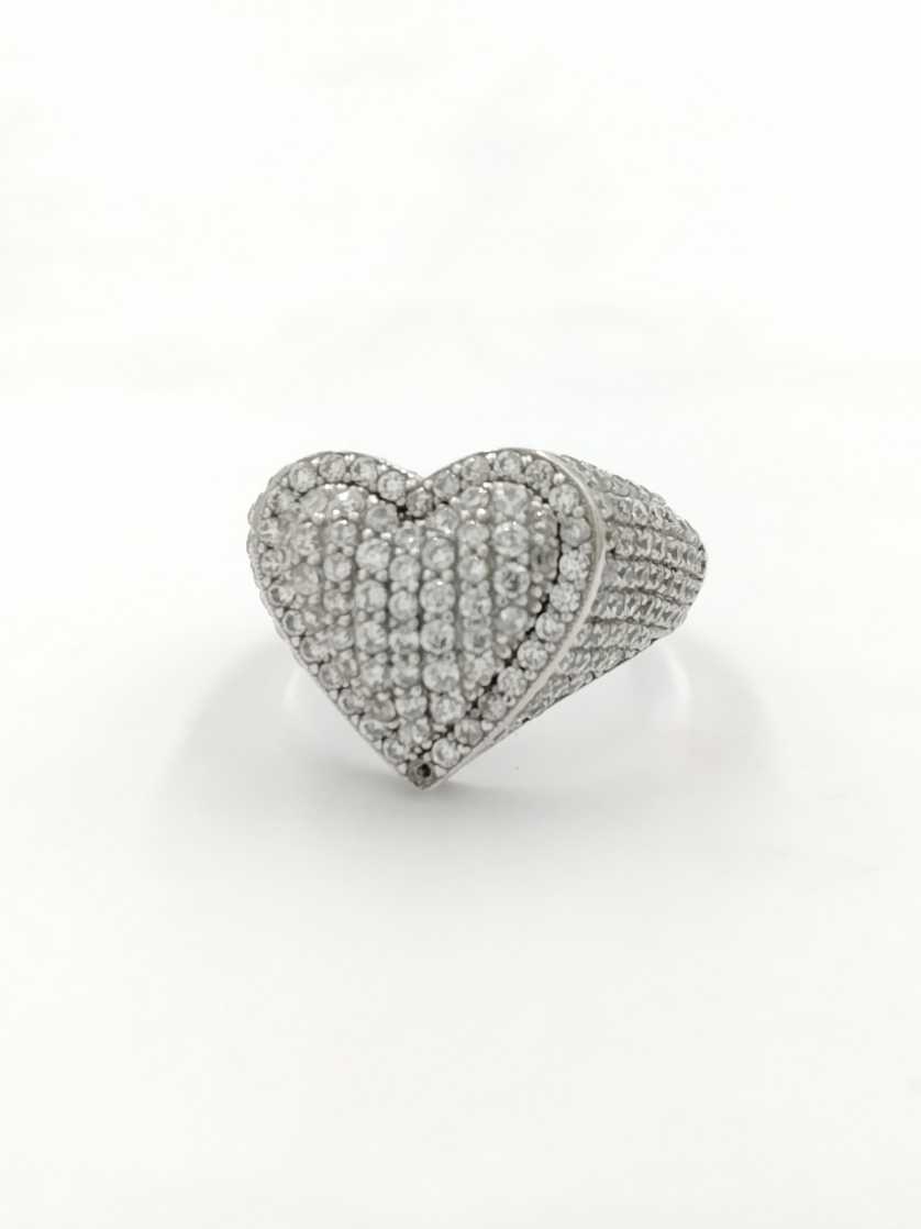 Women's Ring - White Gold 14k (.585) 5.2 grams Size 9.5