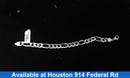 Figaro Bracelet - White Gold 10k (.417) 10.8 grams 14 inch