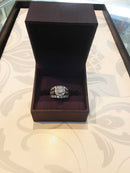 Ring - Wedding Set - White Gold 14k (.585) 13.4 grams Size 6