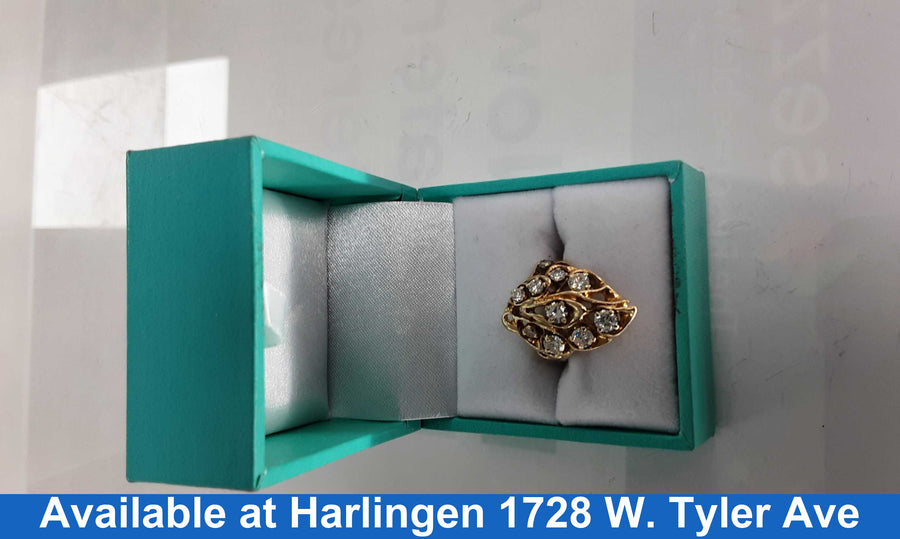 Women's Ring - Yellow Gold 14k (.585) 5.8 grams Size 4